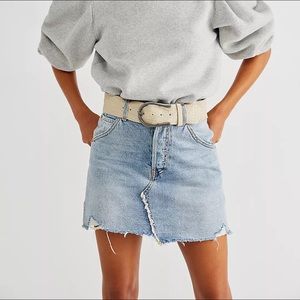 Free People Denim Skirt